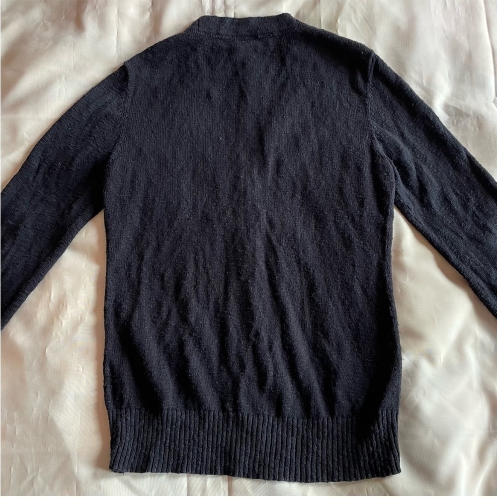 Tory Burch Black Basic Everyday V Neck Buttoned L… - image 4